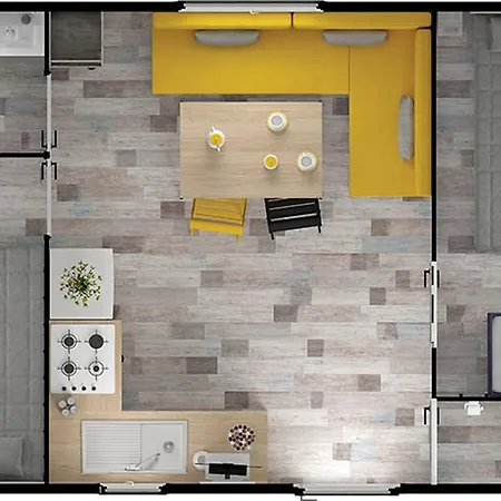 אתר קמפינג Mobil Avec Terrasse Pour 5 Pers, St-jean-de-monts - Api-1-52-983